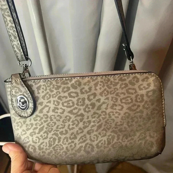 Joy Susan Leopard Wristlet Clutch - Picture 1 of 10